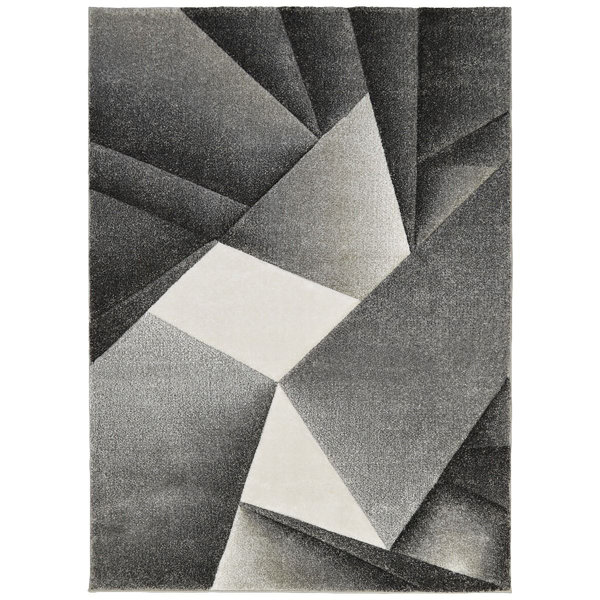 Corrigan Studio® Sumner Abstract Gray Area Rug Wayfair